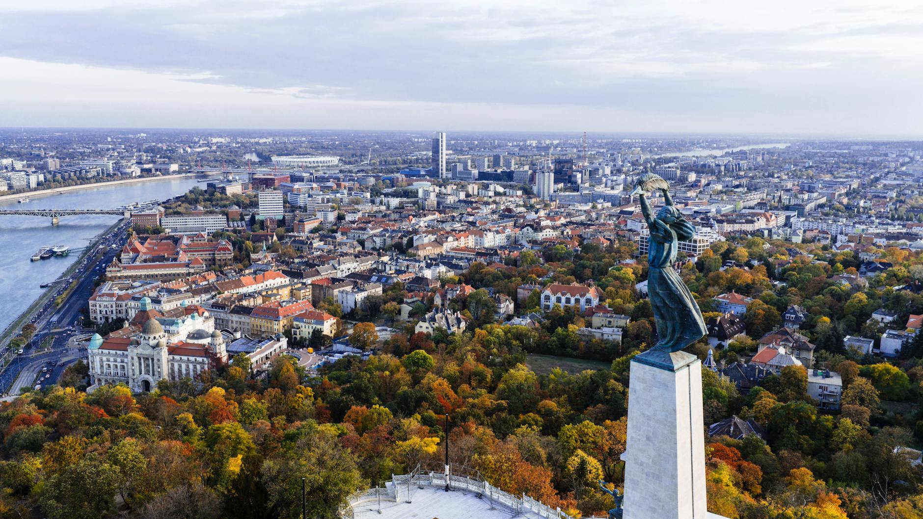 Budapest, Hungary panoramic city view