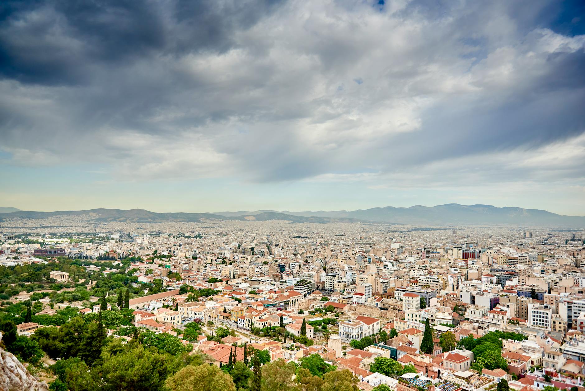 Athens, Greece panoramic city view